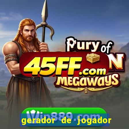 gerador de jogador de futebol